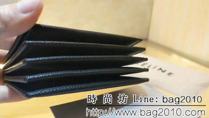 CELINE賽琳原單 撞色系列 小牛皮風琴卡包 4167 SL1930